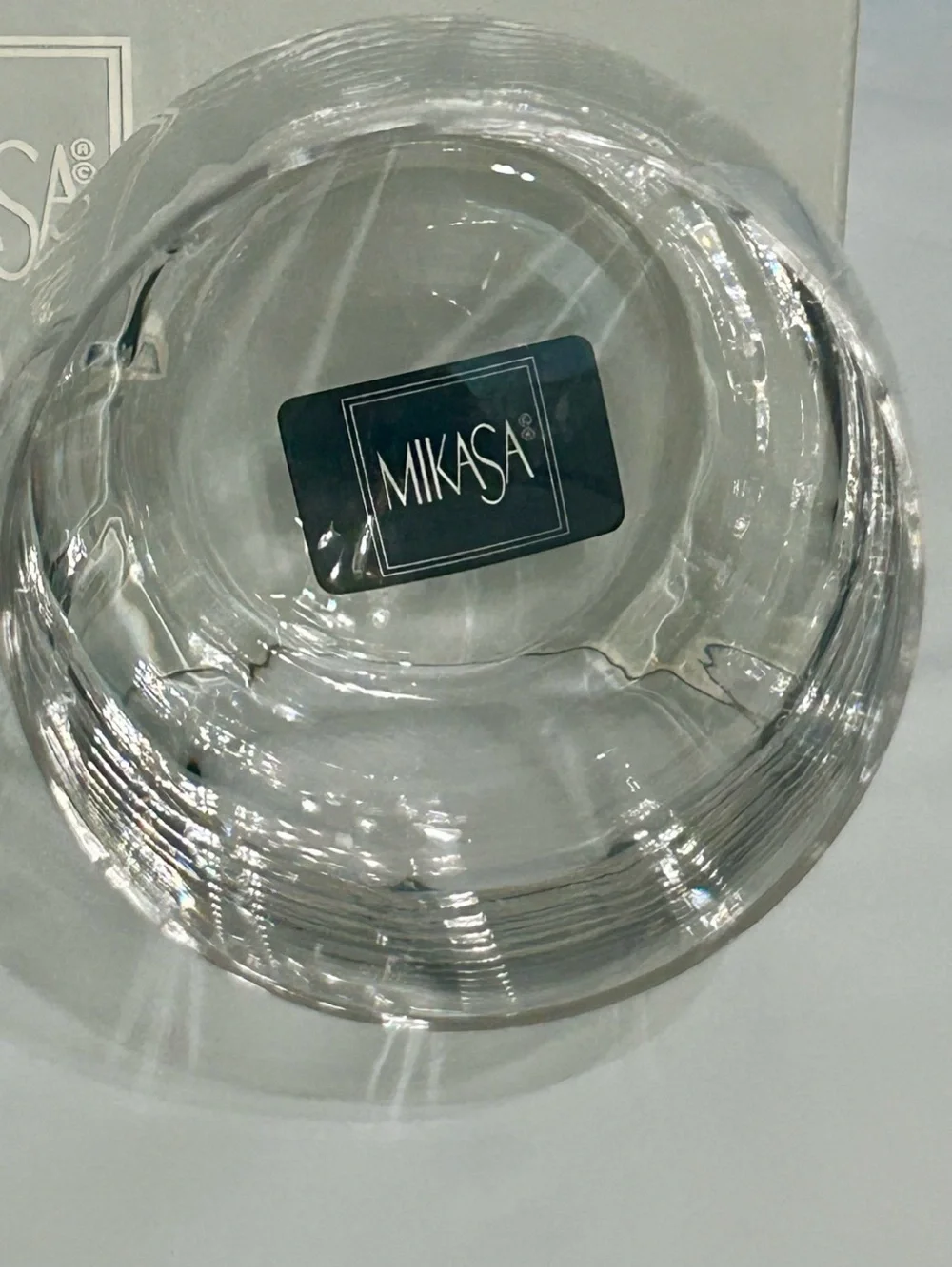 Mikasa STEPHANIE Double Old Fashioned Tumbler Set of 4 New in Box